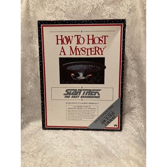Star Trek The Next Generation How To Host A Mystery Party Game Special E… - Picture 1 of 9